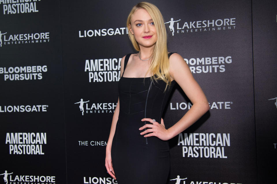 <p>Actress Dakota Fanning attends a special screening of "American Pastoral" at the Museum of Modern Art on Wednesday, Oct. 19, 2016, in New York. (Photo by Scott Roth/Invision/AP)</p>