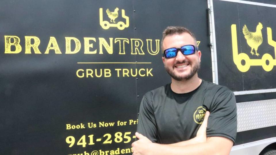 Rich Knowles, a chef and owner of Innovative Dining, a catering business, launched  Innovative Dining, Bradentrucky Grub Truck last fall, and served its first food in Fort Myers helping feed residents there after Hurricane Ian devastated the area.