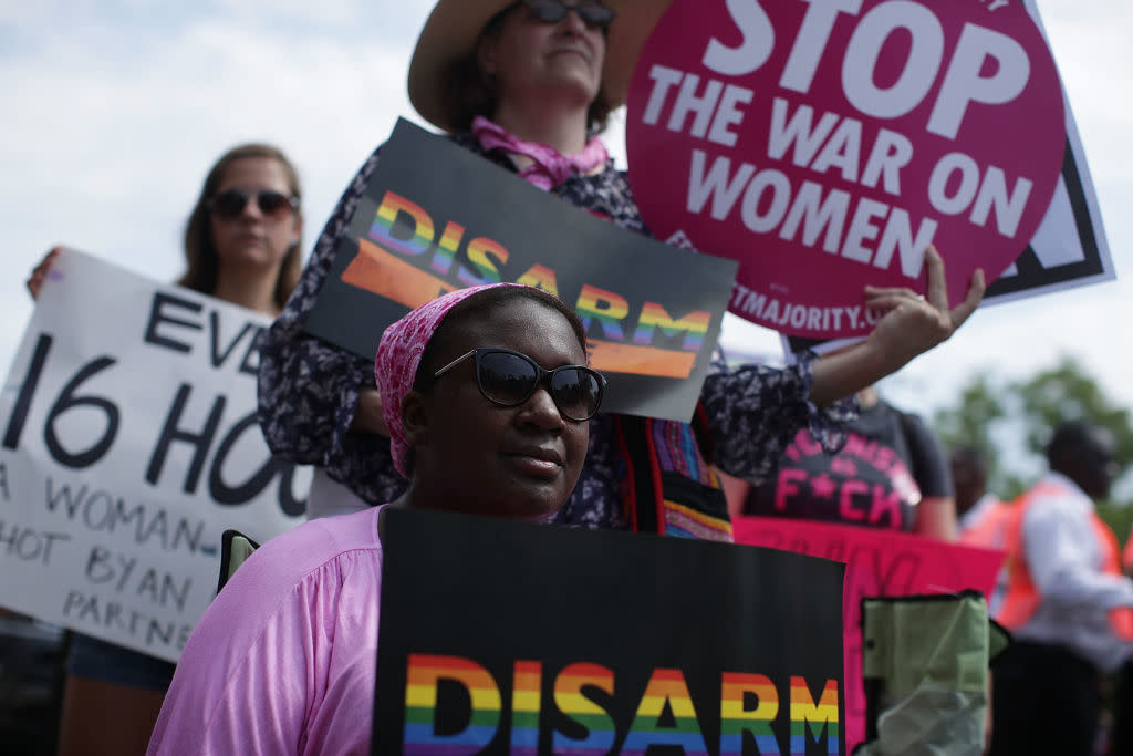 Actually, yes, gun control is a women’s issue, and we have to start thinking of it that way
