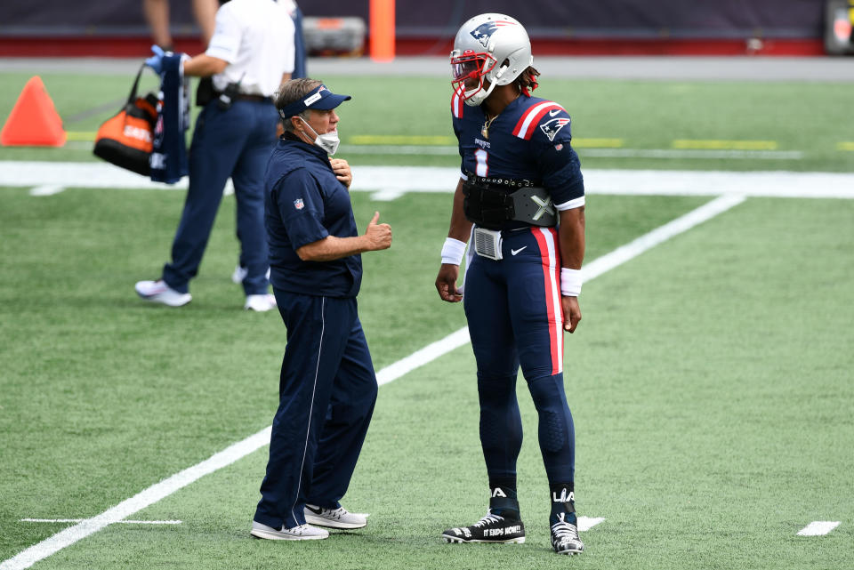 Cam Newton, Bill Belichick