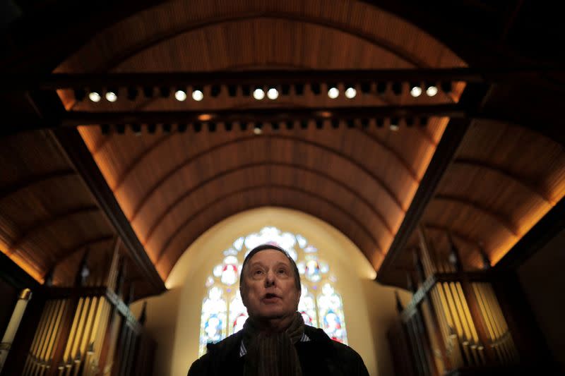 FILE PHOTO: Director William Friedkin attends a walking tour around Georgetown that focused on some of the film locations from the original Exorcist in Washington D.C.