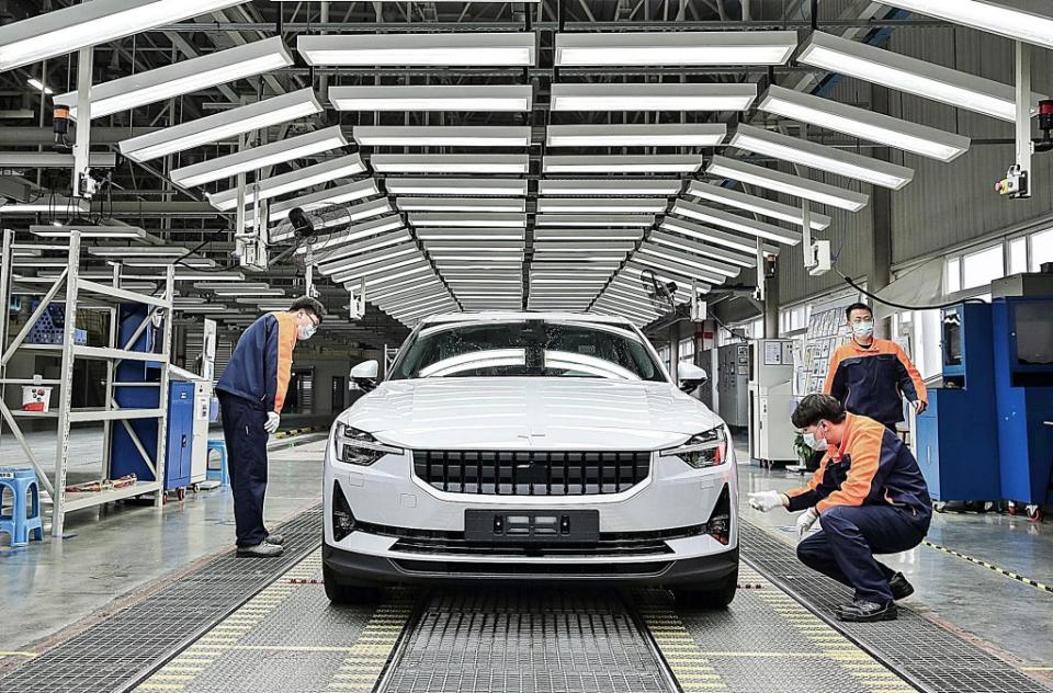 不受疫情拖累，POLESTAR電動車Polestar 2於中國路橋工廠如期開始