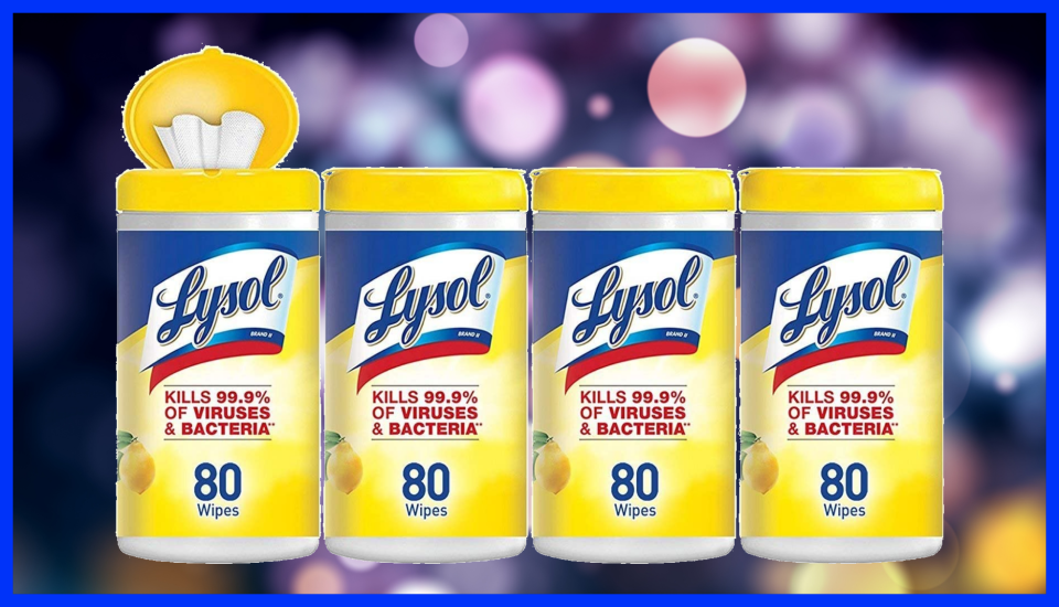 Now's your chance to stock up on Lysol Disinfecting Wipes. (Photo: Amazon)