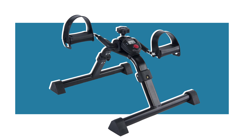 With an under desk pedal bike, you can stay fit while you work.