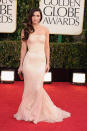 Megan Fox arrives at the 70th Annual Golden Globe Awards at the Beverly Hilton in Beverly Hills, CA on January 13, 2013.