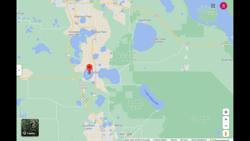 A teenage boy was found dead after going into Lake Clinch in Florida, officials said.