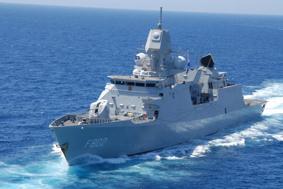 Netherlands Dutch Navy frigate destroyer De Zeven Provincien