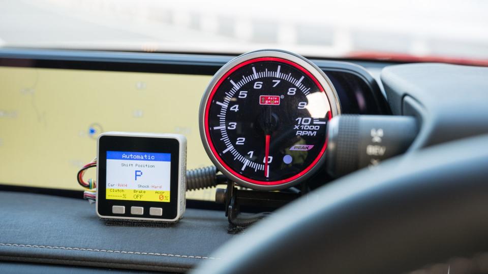 toyota's prototype bev shift lever