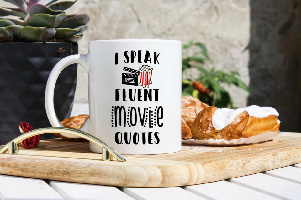 I Speak Fluent Movie Quotes Mug