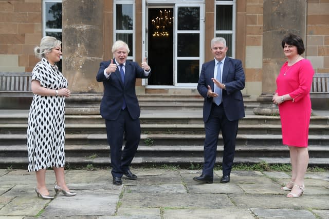 Boris Johnson visits Belfast