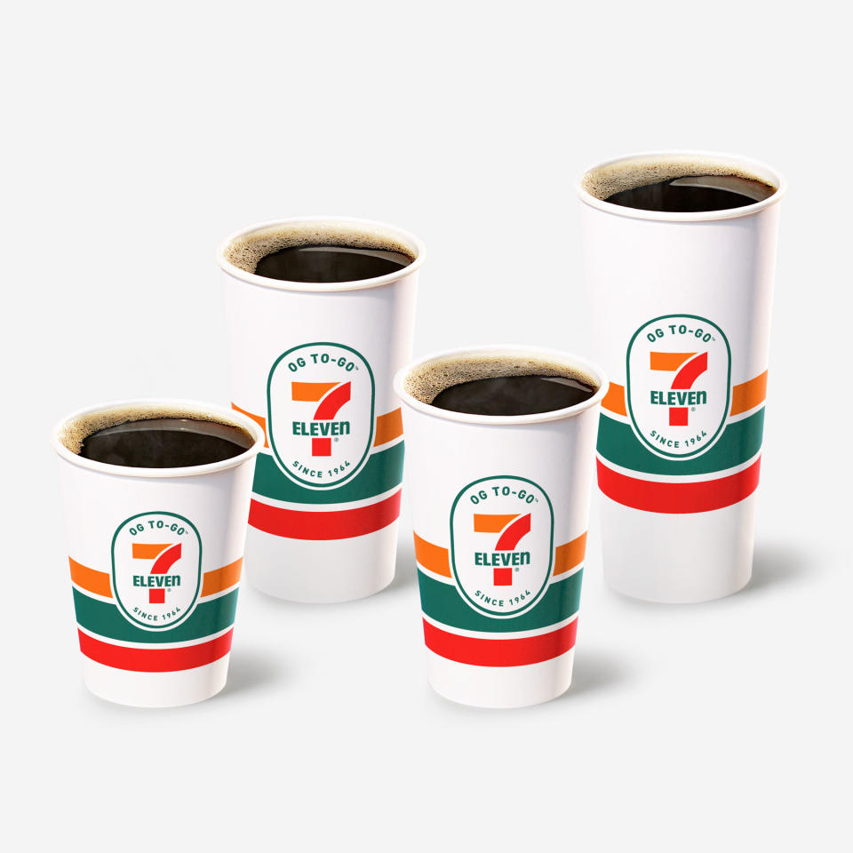 7eleven coffee cups coffee deals