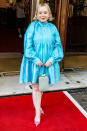 <p>Nicola Coughlan looks radiant in a baby blue mini dress at the Gala Night for <i>Alyssa: Memoirs of a Queen</i> at the Vaudeville Theatre on June 10 in London. </p>