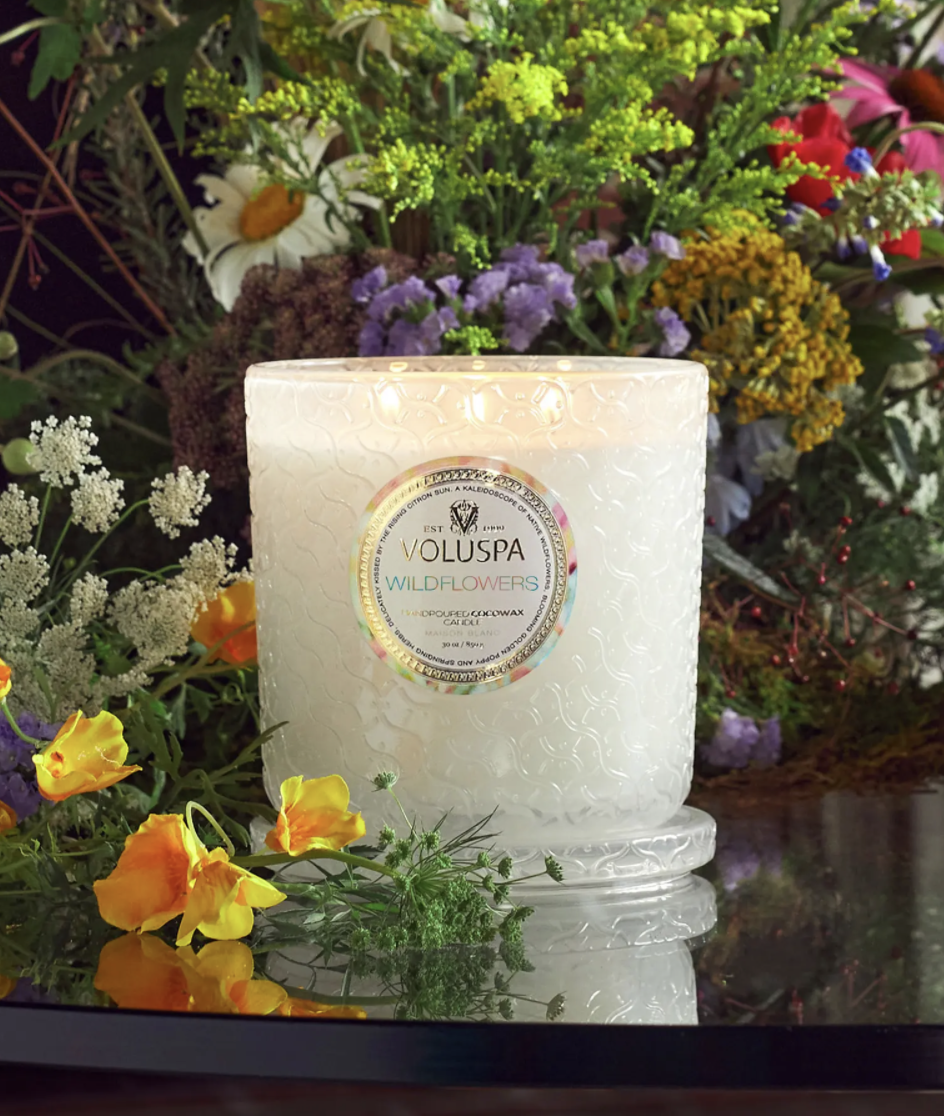 Voluspa Wildflowers Luxe Scented Candle