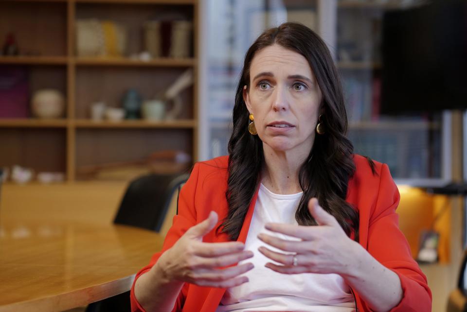 New Zealand Prime Minister Prime Minister Jacinda Ardern speaks during an interview in her office on Thursday, Dec. 8, 2022, in Wellington, New Zealand. Reflecting on her five years as New Zealand's leader Ardern says China has undoubtedly become more assertive in the region over that time, but cautioned that building relationships with small Pacific nations shouldn't become a game of one-upmanship. (AP Photo/Hans Weston) - Copyright: picture alliance / ASSOCIATED PRESS | Hans Weston