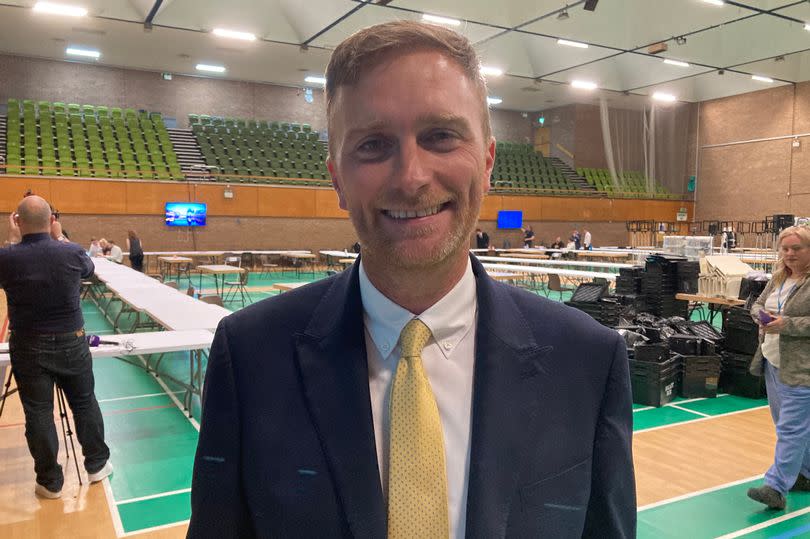 Matt Vickers, Conservative MP for Stockton West after his win at the 2024 general election