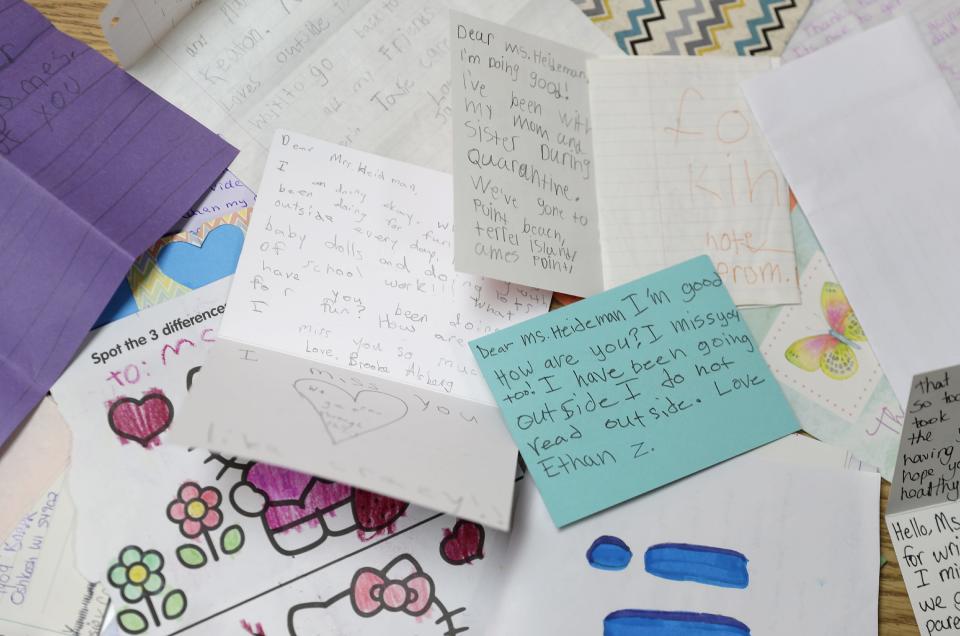 When Carl Traeger Elementary School counselor Kaelee Heideman sent letters to every student in school at the start of the COVID-19 pandemic, she got lots of letters in return.