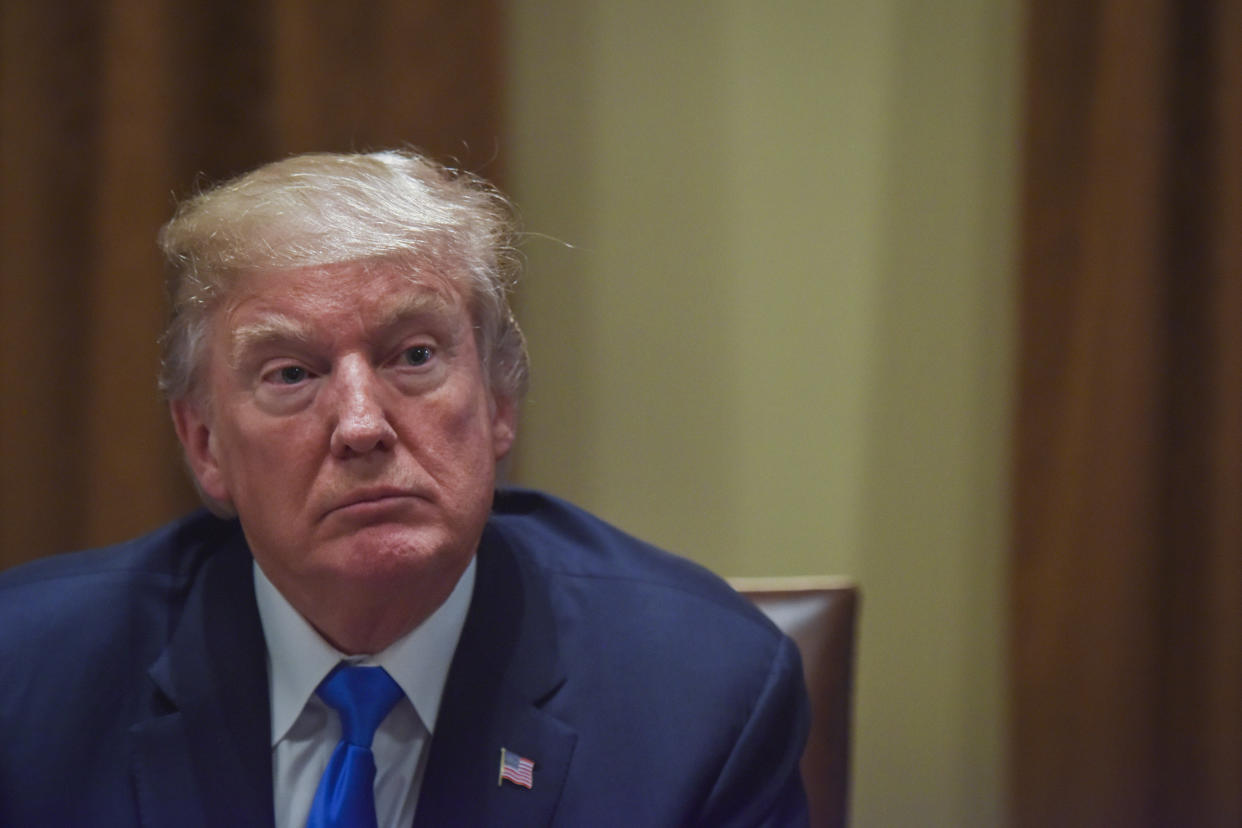 President Donald Trump held a conference call with Jewish leaders on Friday for the High Holidays. (Photo: The Washington Post via Getty Images)