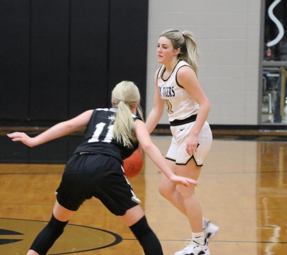 Whitewright's Natalie Alexander scored 25 points during the Lady Tigers' win over Howe in District 11-3A play.