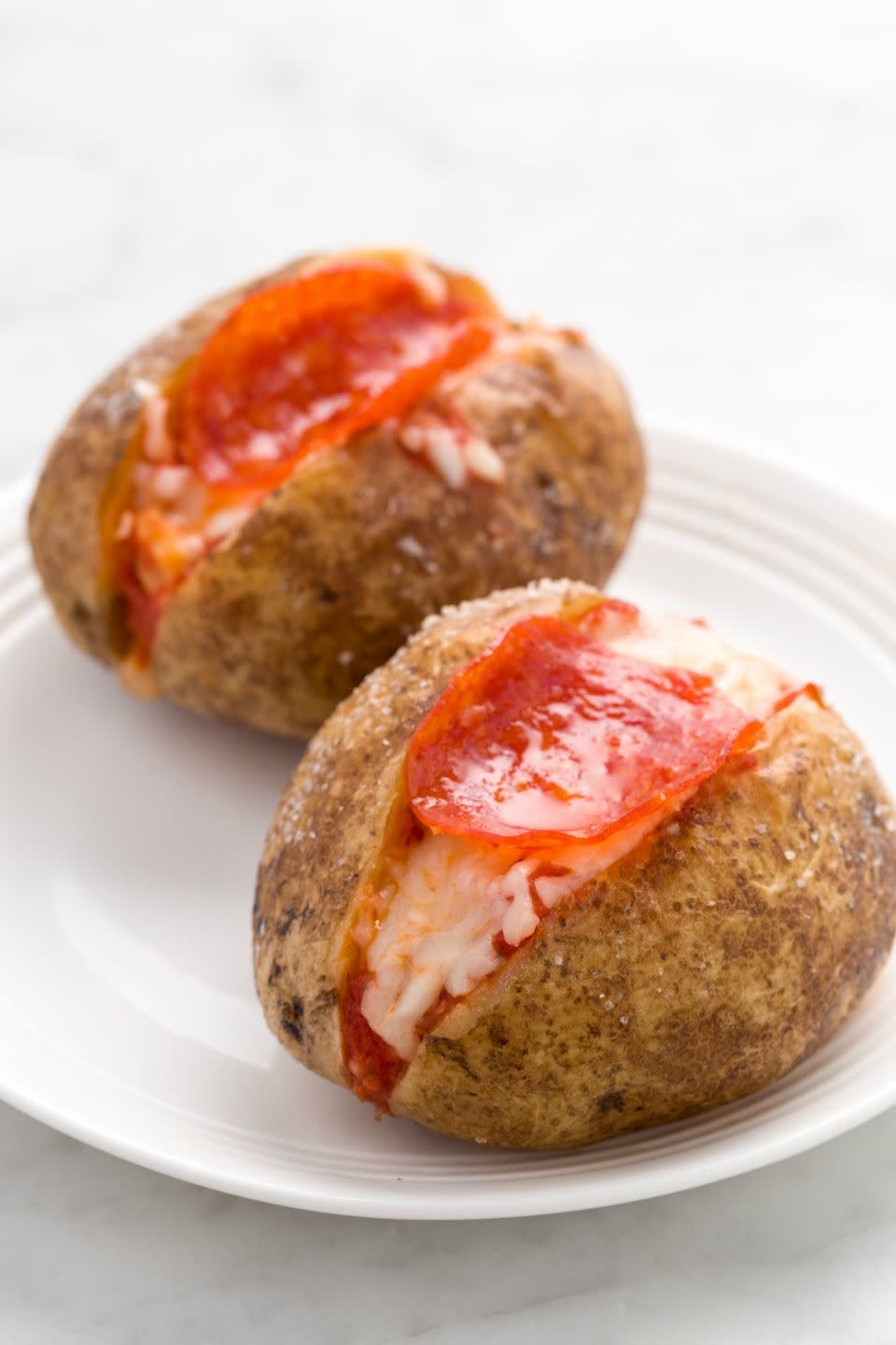 Pepperoni Pizza Baked Potato