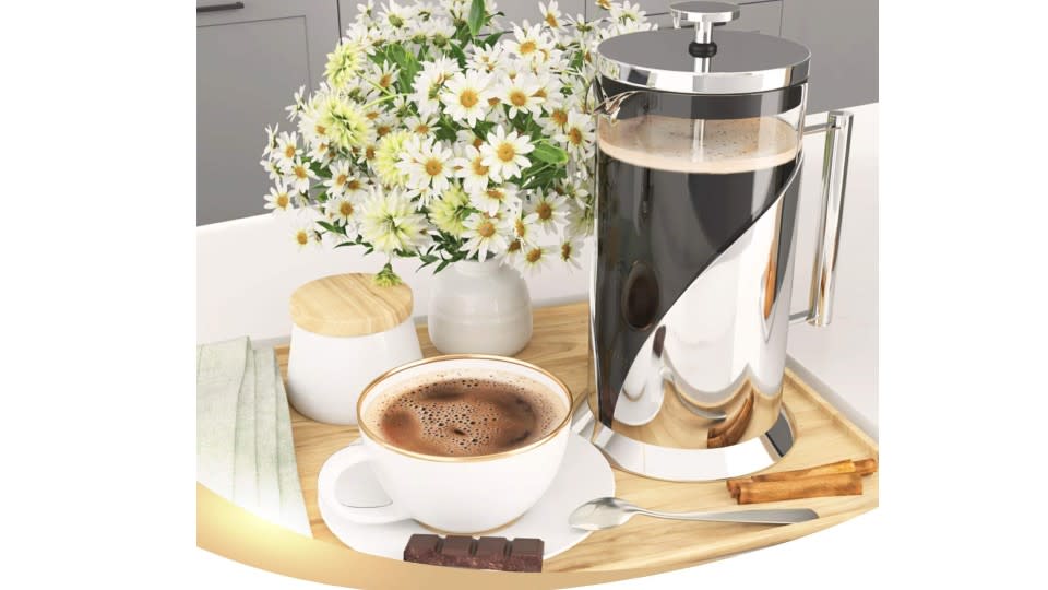 Cafe Du Chateau French Press Coffee Maker. (Image via Amazon)