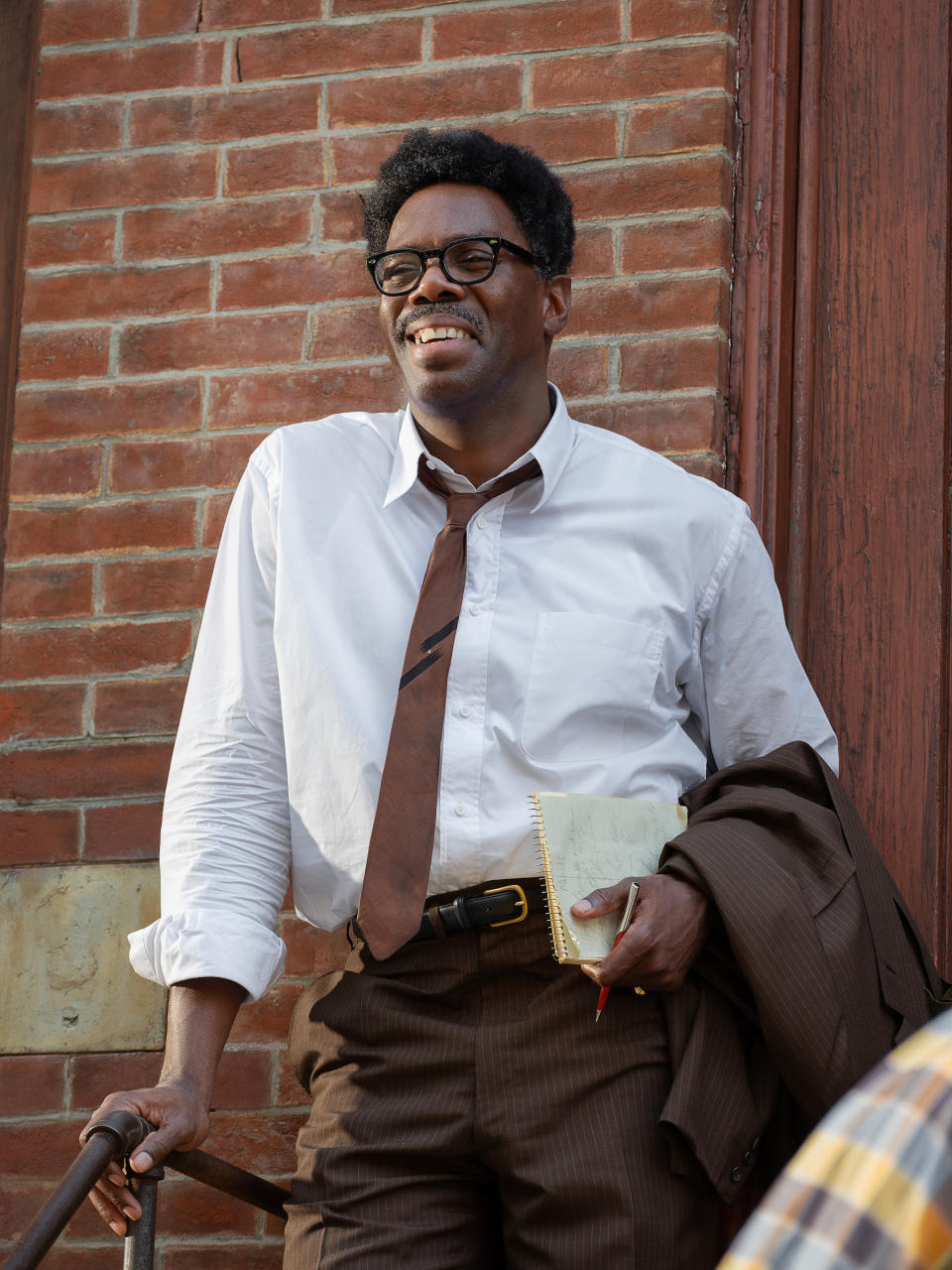 Rustin. Colman Domingo as Bayard Rustin. Cr. David Lee/Netflix © 2023