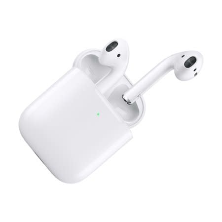 4) Apple AirPods with Wireless Charging Case (Latest Model)