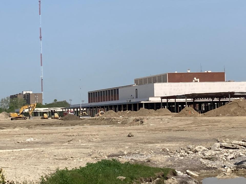 Construction is well underway on May 18, 2023 at the future Northland City Center in Southfield, the site of the former Northland mall.