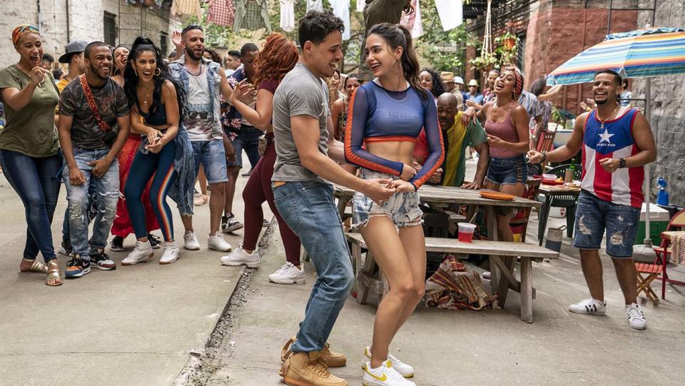 Anthony Ramos and Melissa Barrera in In the Heights. - Credit: Macall Polay/Warner Bros. Entertainment Inc.