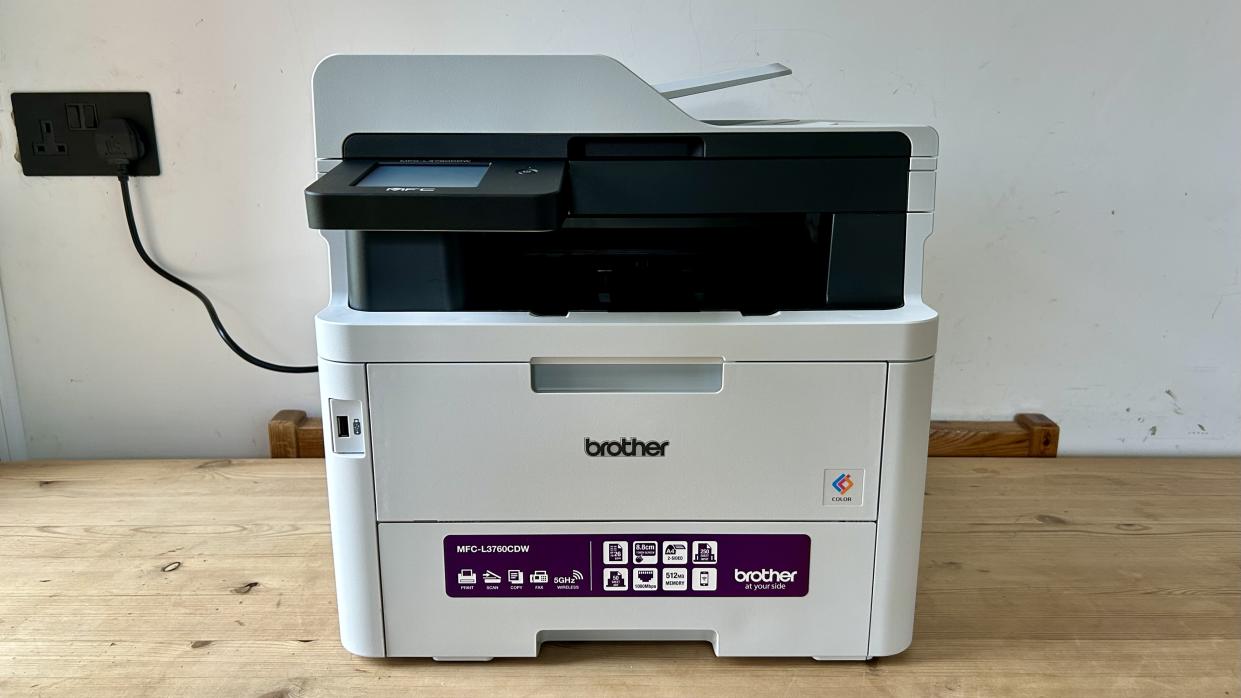  Brother MFC-L3750 laser printer  during our tests. 