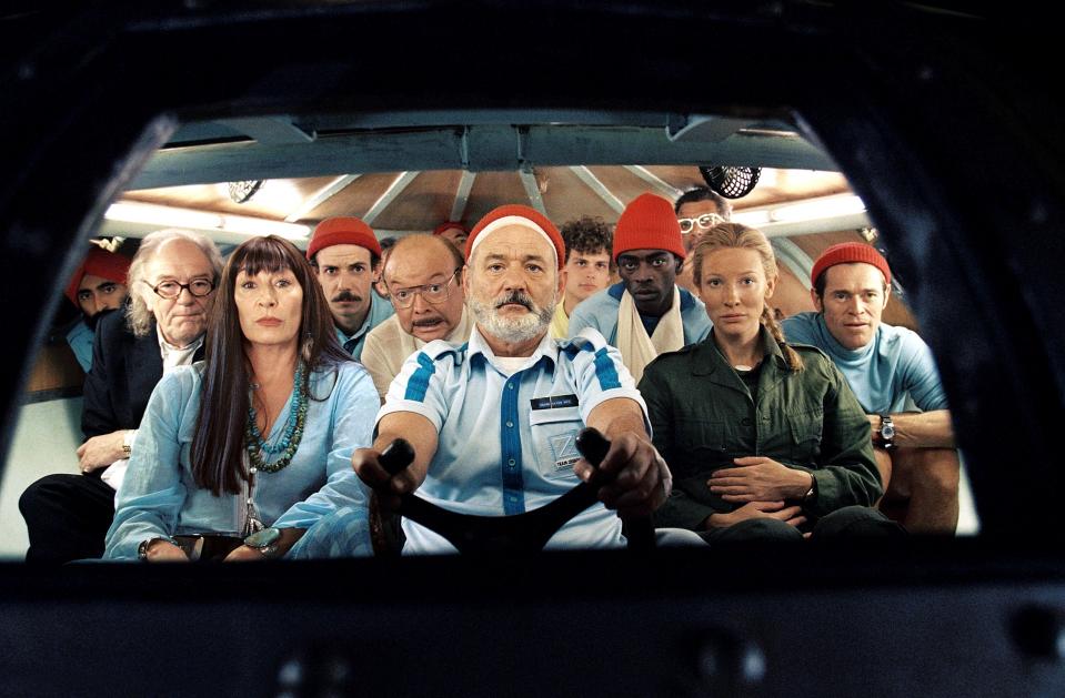 <h1 class="title">THE LIFE AQUATIC WITH STEVE ZISSOU, from left, Waris Ahluwalia, Michael Gambon, Anjelica Huston, Noa</h1><cite class="credit">©Buena Vista Pictures/Courtesy Everett Collection</cite>