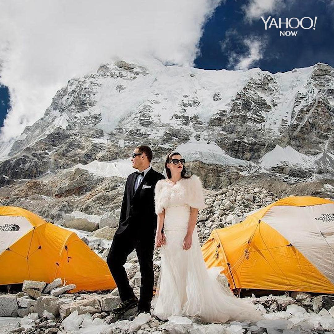 This Couple Got Married On Mount Everest 