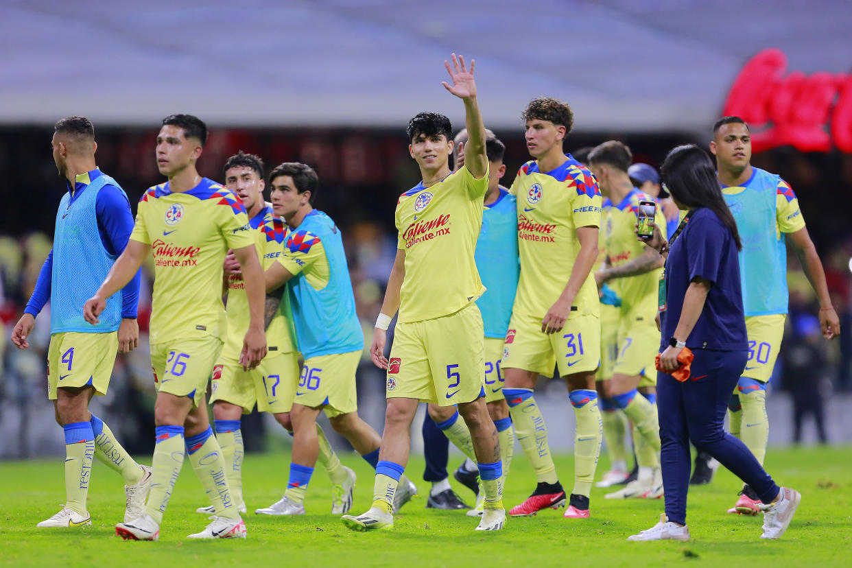 América en el partido del 30 de septiembre ante Pumas, en Liga MX. (Mauricio Salas/Jam Media/Getty Images)