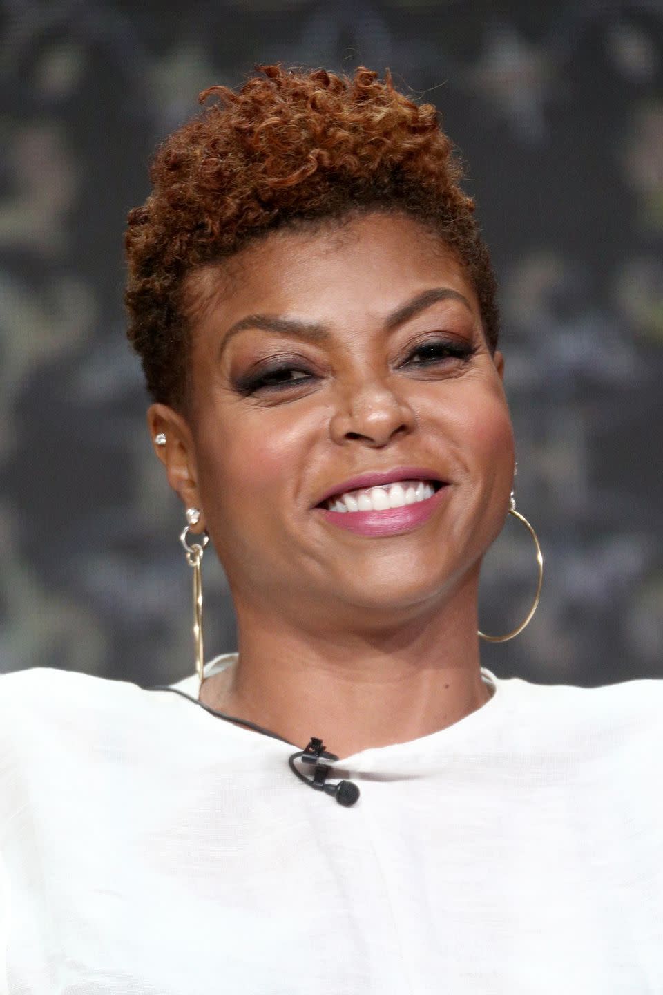 <p><strong>Taraji P. Henson</strong> balances the volume up top by keeping the sides shorter. The gorgeous auburn shade also draws the eye upward.</p>