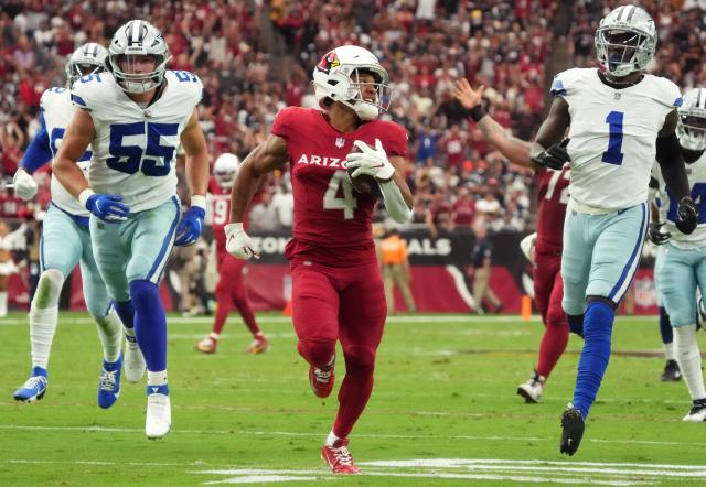 Rondale Moore loses a shirt but gains a TD for the Cardinals! 