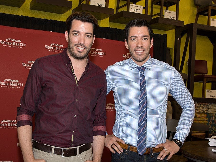 the property brothers on a red carpet