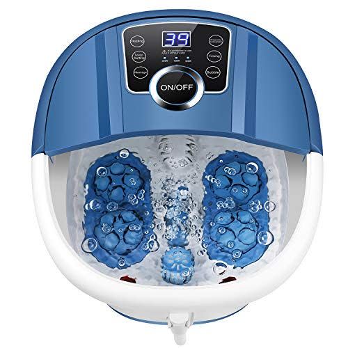 5) Ovitus Foot Spa Bath Massager with Heat and Bubbles