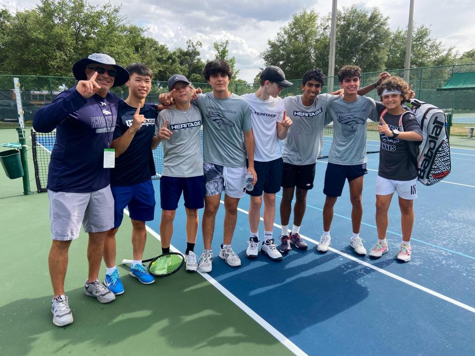 American Heritage-Delray's Stallions boys tennis program went back-to-back at 2A state championships.