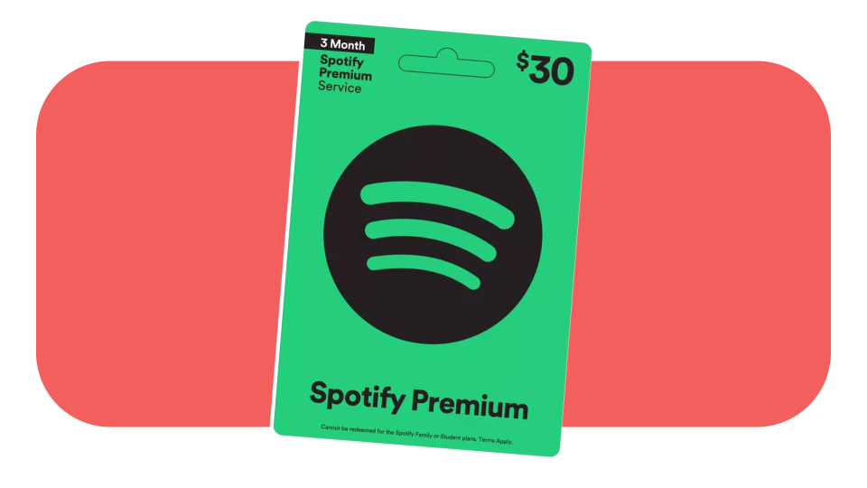 Best gifts for 13-year-olds: Spotify Gift Card.