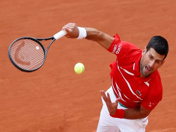 World number one tennis player Novak Djokovic