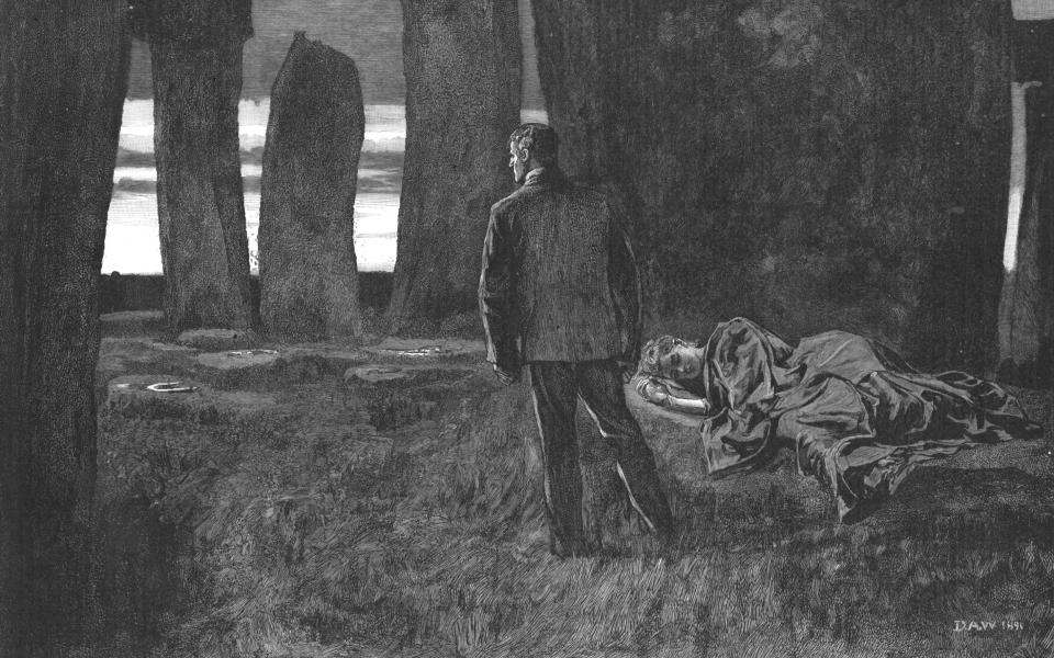 The Stonehenge scene from Hardy's novel