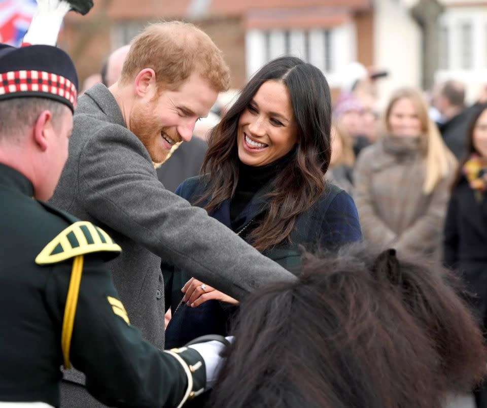 The loved-up couple stepped out last week in Scotland for yet another public event. Photo: Getty