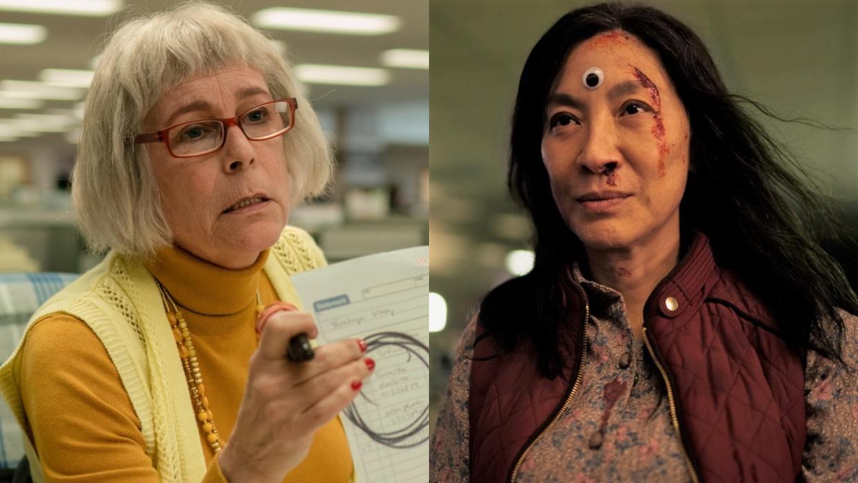  Jamie Lee Curtis and Michelle Yeoh in Everything Everywhere All at Once. 