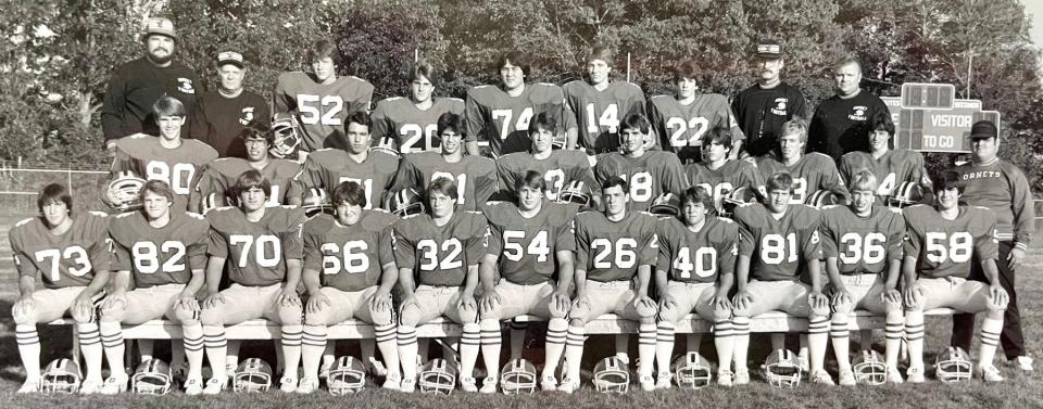 The 1983 Honesdale Hornet football team practiced early on Thanksgiving morning en route to an 11-1 season and runner-up finish in the Eastern Conference Class B playoffs.