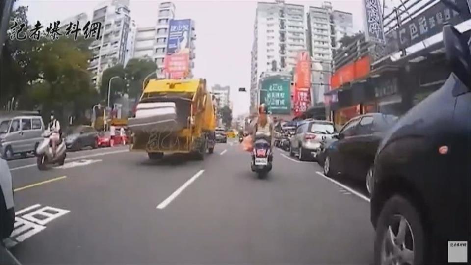 垃圾車遭民眾投訴　闖紅燈、超速、未打方向燈嚇壞用路人