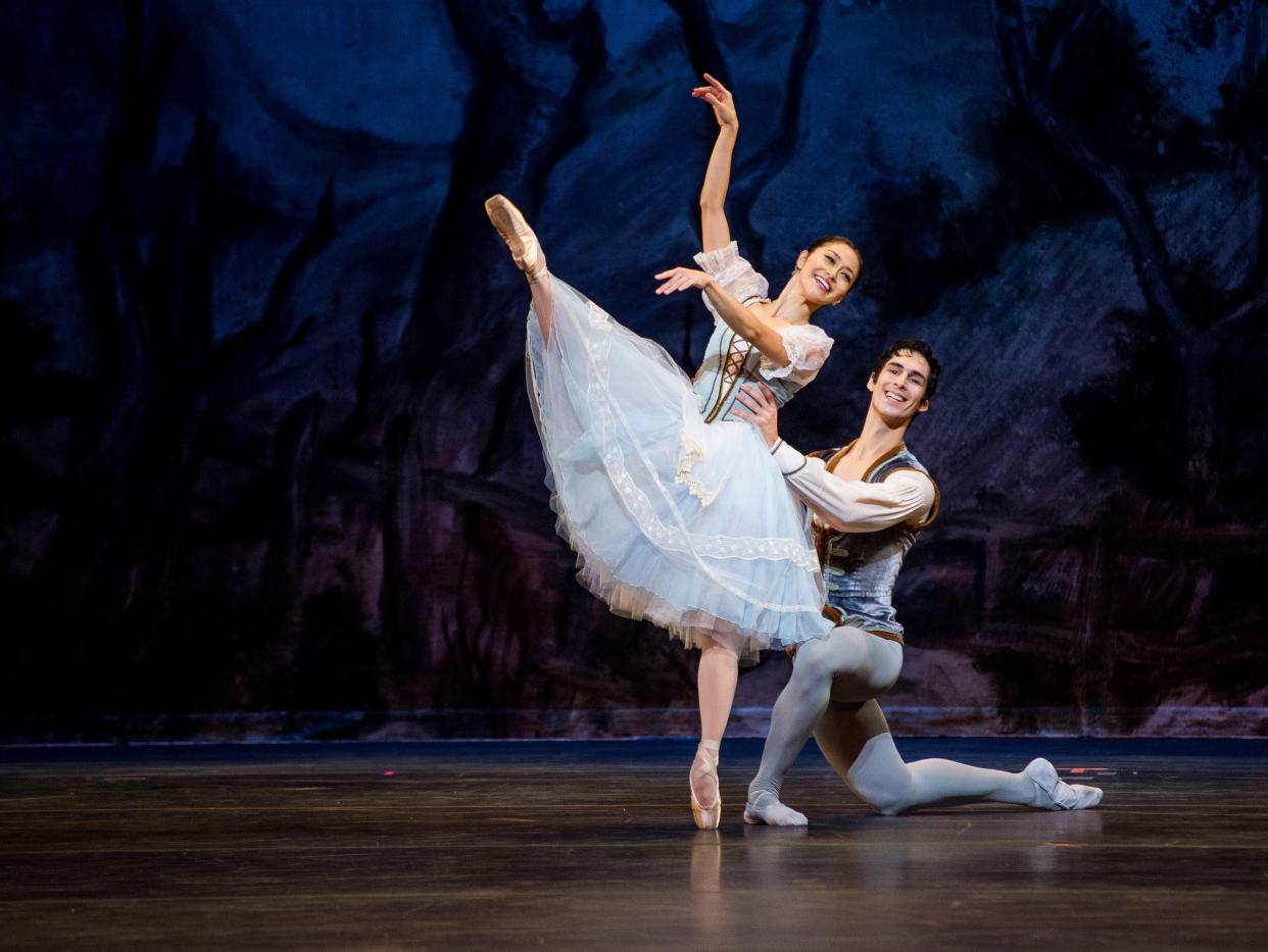 Oklahoma City Ballet dancers perform the classic title "Giselle" in 2015.