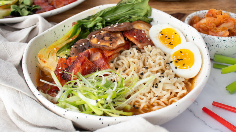 pork belly ramen bowl