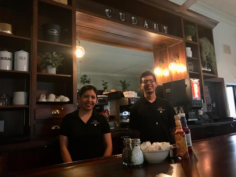 Gerardo Flores and his sister Claudia Flores opened La Crema, a breakfast and lunch restaurant, in the former Samano’s building at 3431 E. Plankinton Ave. in Cudahy.