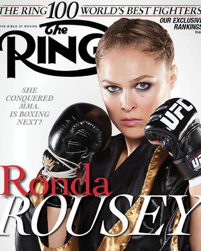 Rousey's star continues to shine bright. Source: Ring magazine