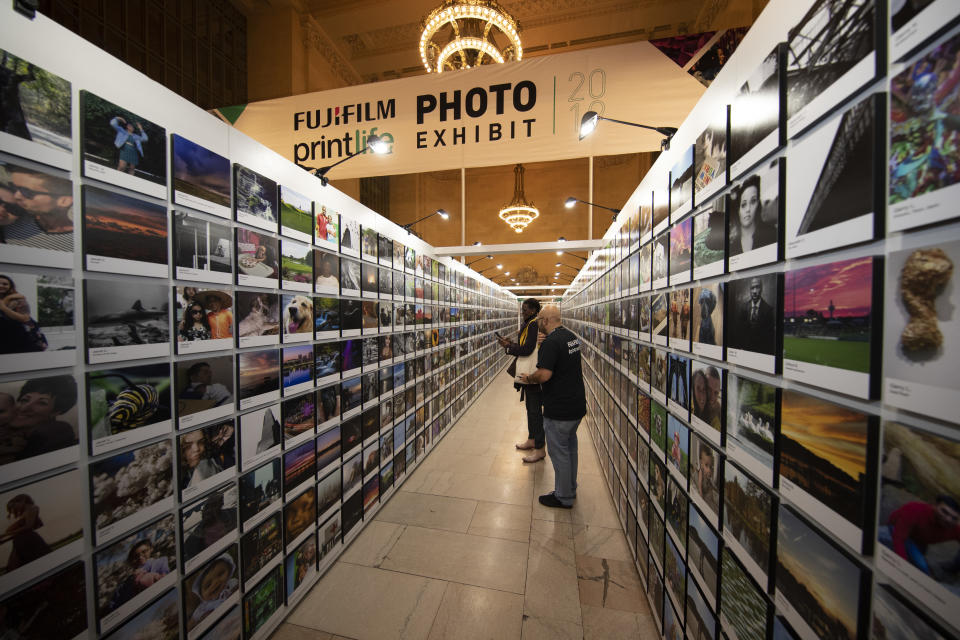 Rows and rows of wonderful photos taken by shutterbugs nationwide. (Photo: Gordon Donovan/Yahoo News)