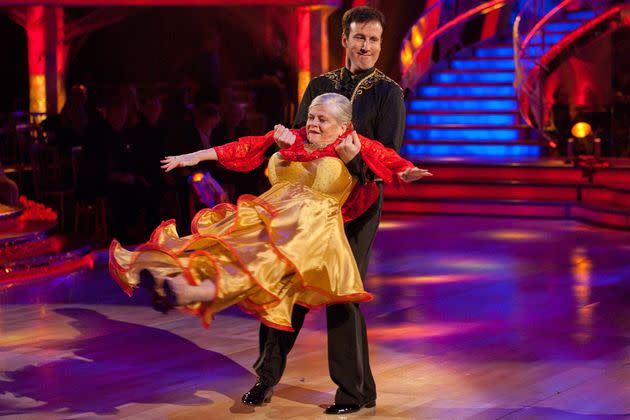 Anton Du Beke and Ann Widdecombe on Strictly Come Dancing in 2010 (Photo: BBC)